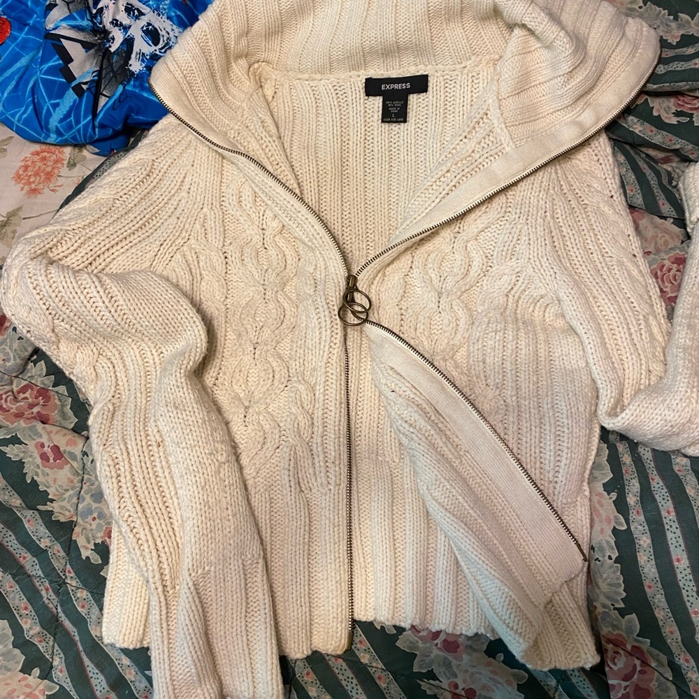Express Zip up sweater - Picture 1 of 3